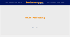 Desktop Screenshot of beraeumungsdienst.de